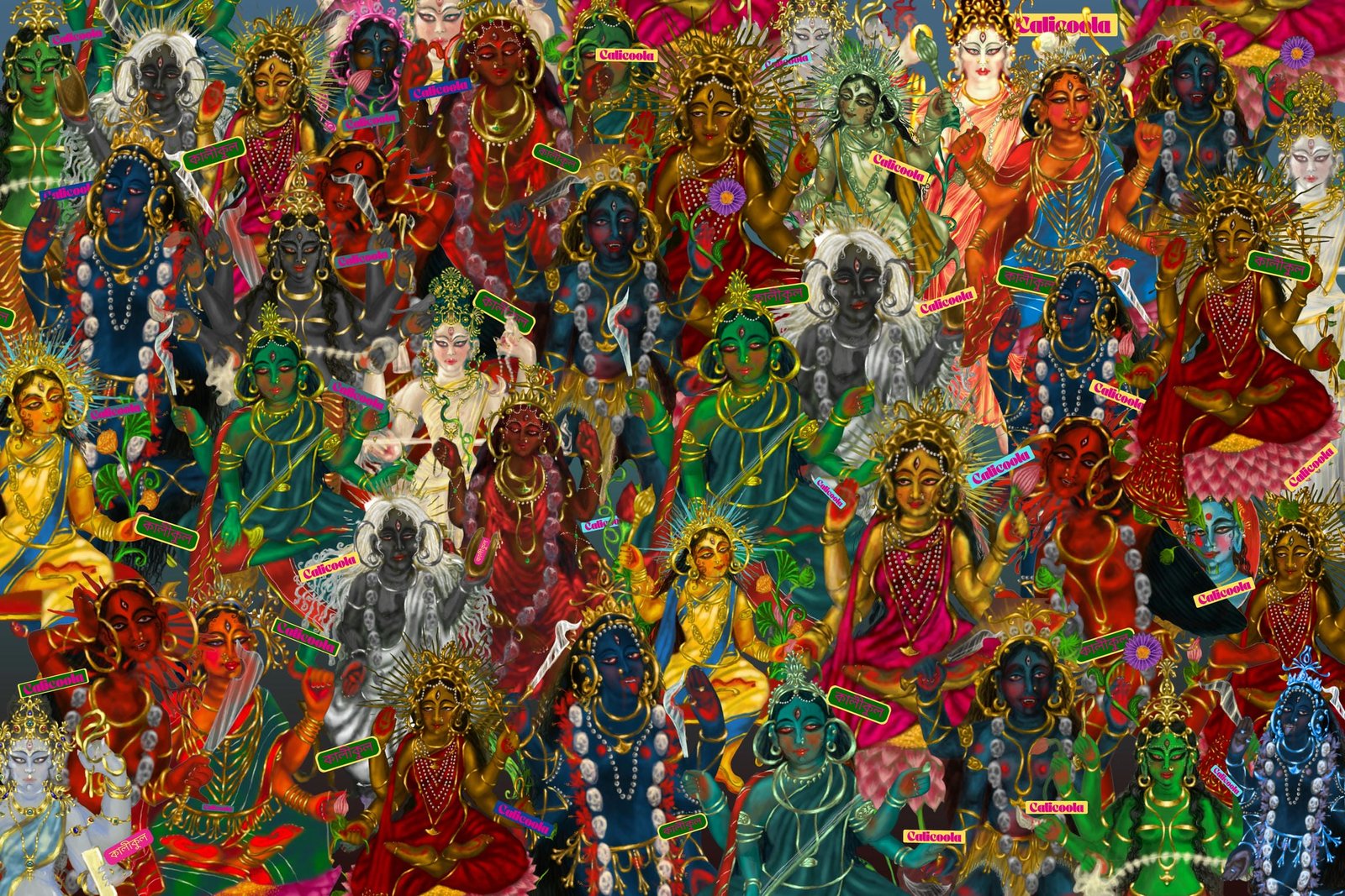 Studio CALICOOLA original illustration of goddesses